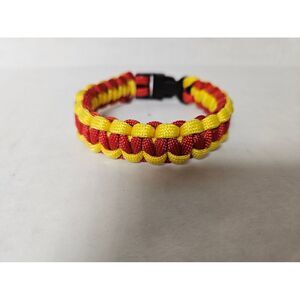 Paracord Bracelet Kansas City Chiefs Size 8.5"‎